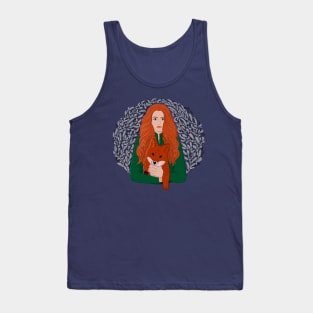 Fox spirit animal illustration Tank Top